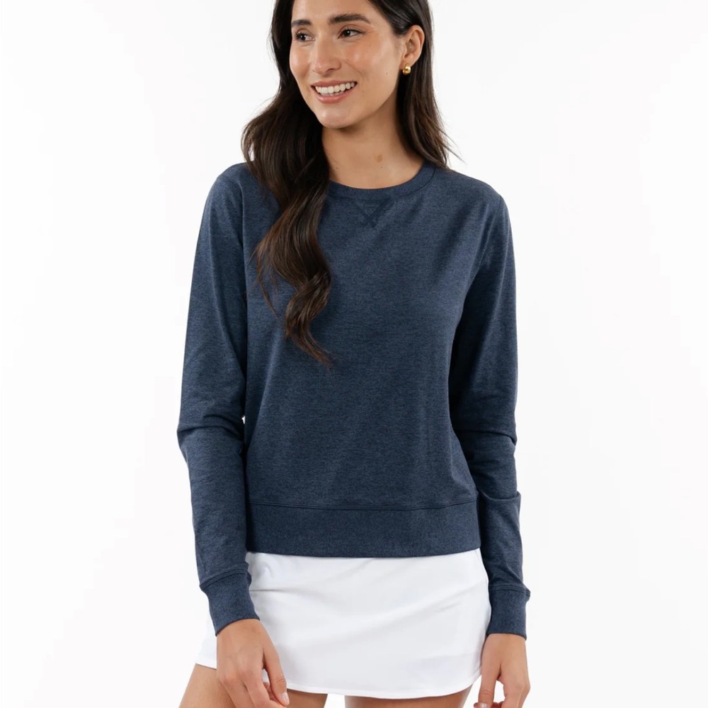 Rhoback Navy Crew Neck Sweater